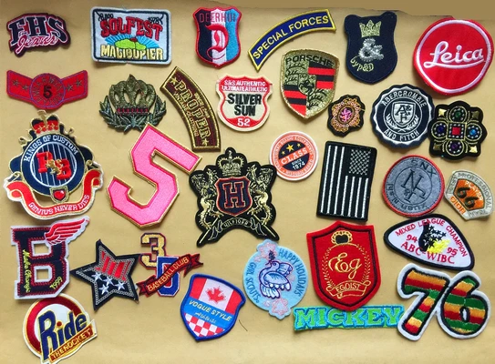 50 шт./лот модные мотивы тканевые нашивки для одежды вышитые аппликация