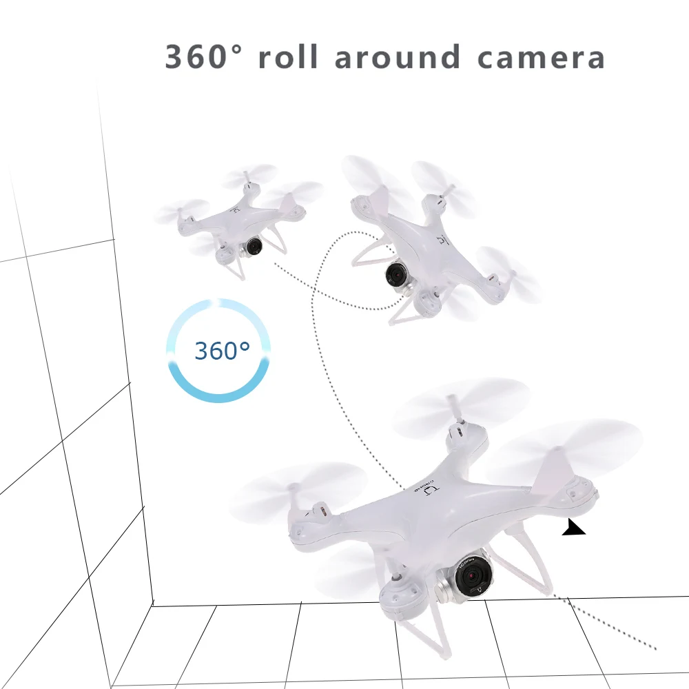 Квадрокоптер Utoghter 69601 с камерой 720P 2 4 ГГц Wi Fi FPV голосовым управлением через
