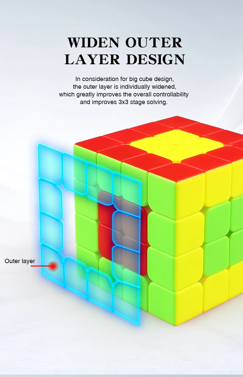 QiYi valk 4 M 4x4x4 Магнитный магический скоростной куб без наклеек профессиональные магниты Кубики-головоломки Valk4 M Valk 4 M