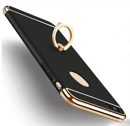 Роскошный ультра тонкий защитный чехол для Apple iPhone 8 7 6 6S Plus 3 в 1 Жесткий ПК