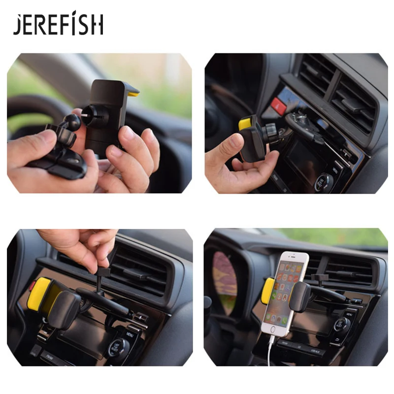 Универсальный автомобильный держатель для телефона JEREFISH с CD-слотом идеально