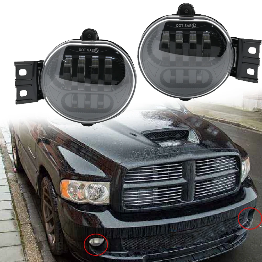 Для 2002-2008 DODGE RAM 1500 2500/3500 пикап гало проектор Бампер Комплект