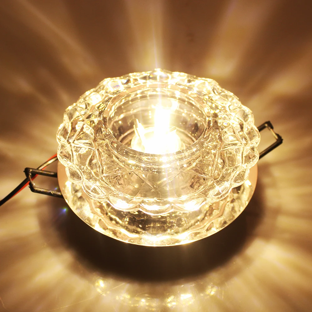 Современный светодиодный потолочный светильник в виде кристалла AC 110V 220V