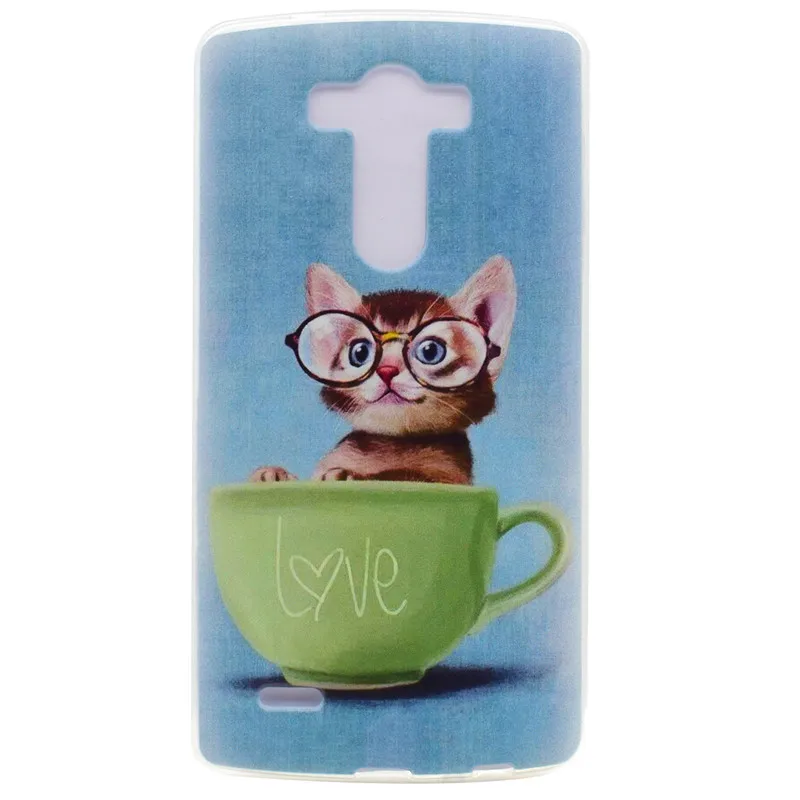 Ultra Thin Soft Phone Cover For LG G4 H810 H815 VS999 F500 H818 Flowers Painted Pattern Transparent Silicone Back Case |