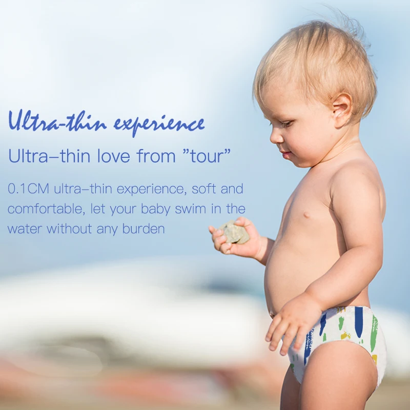 BEABA baby Swimming disposable water-proof diaper training pants Trousers Slices for boys and girls