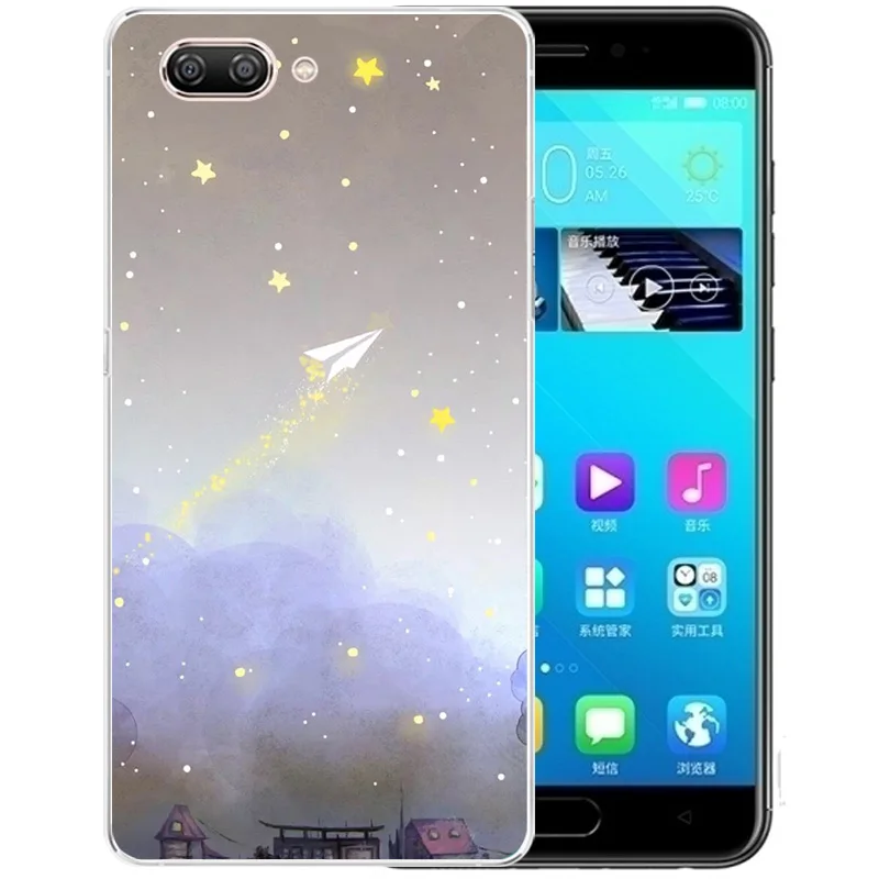 Fashion Starry sky Phone Case For Gionee s10b Cases Cartoon Back Cover soft silicone | Мобильные телефоны и аксессуары