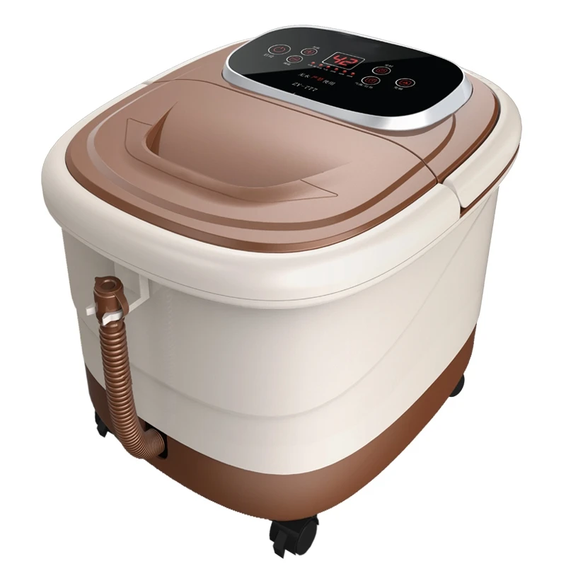 Fully-automatic foot massager electric foot bath thermostated pediluvium device bucket feet massage spa pedicure machine