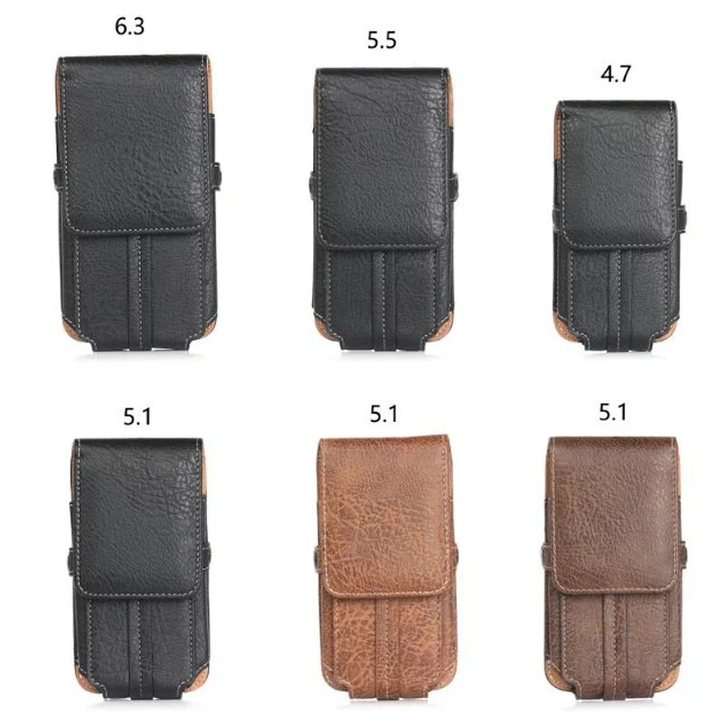 Wonsain Универсальный кожаный зажим для ремня Кобура телефонные чехлы сумка samsung