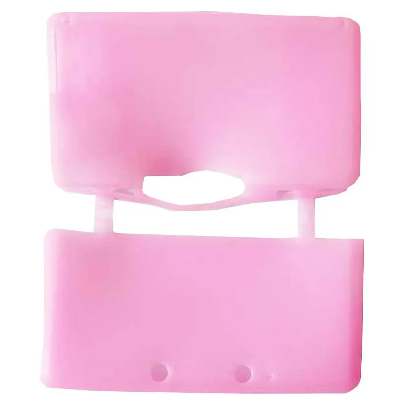 Розовый Силиконовый мягкий чехол для консоли Nintendo 3DS | Электроника