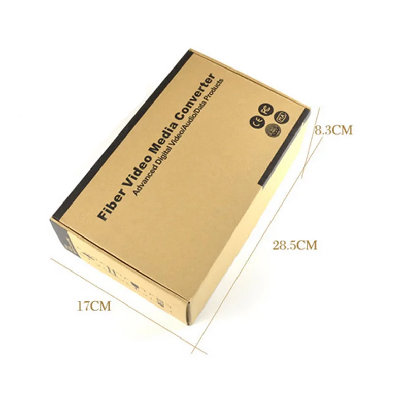 8-канальный цифровой видео оптический волоконный медиа-конвертер