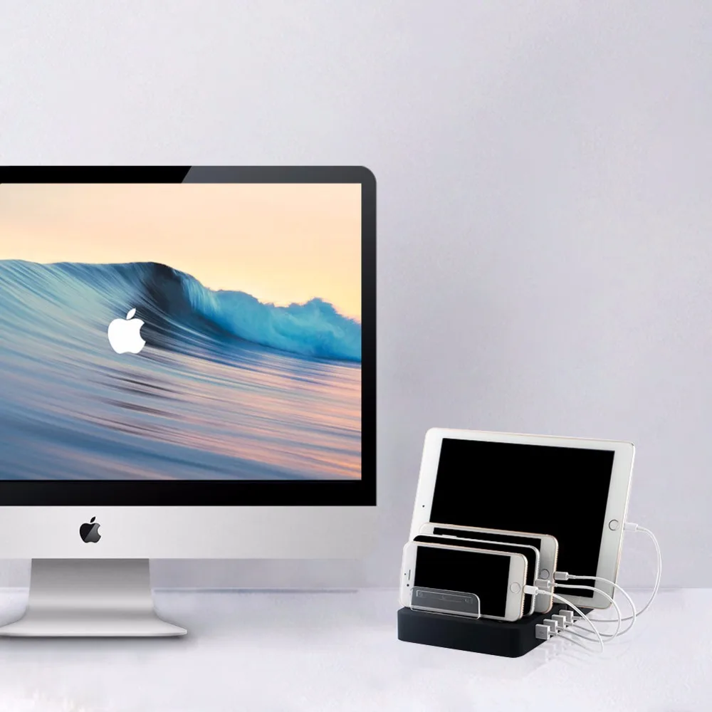 YeeSite 8 портов USB зарядная док станция Настольная подставка держатель для iPhone iPad