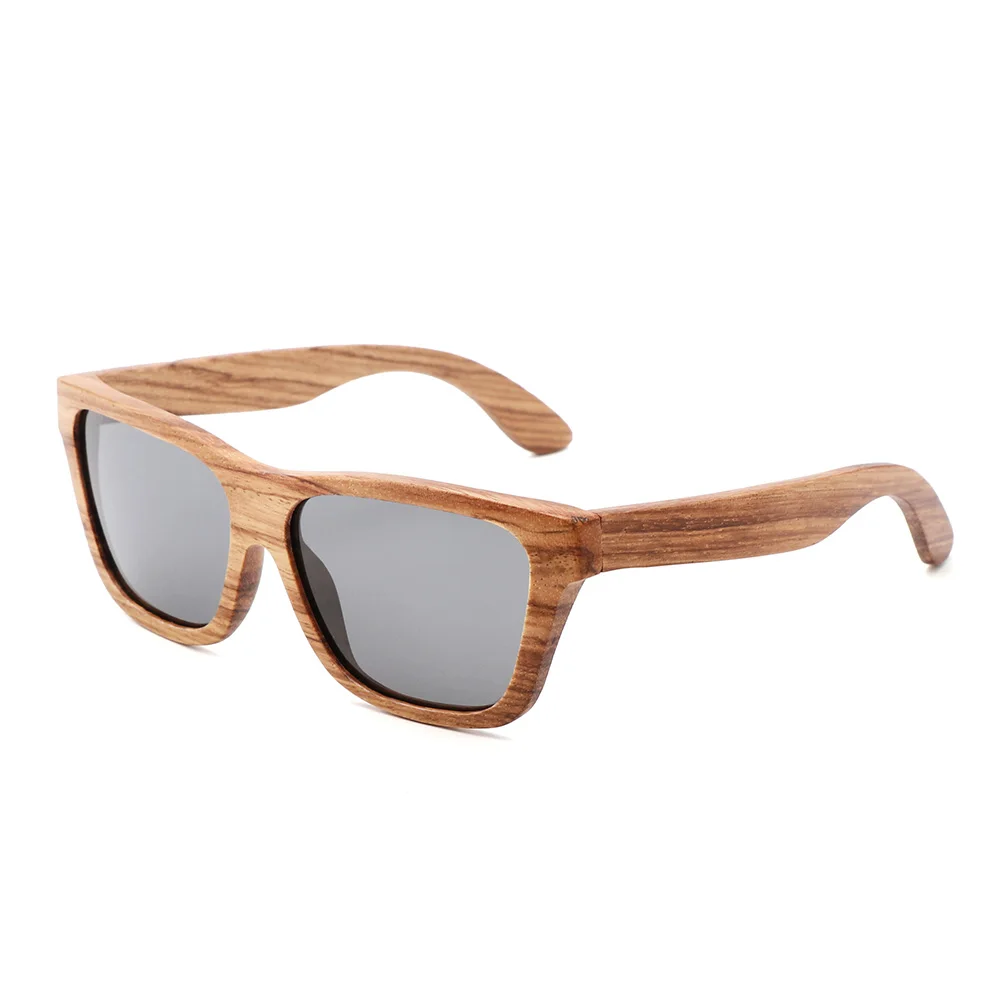 

BerWer Zebra Wood Polarized Sun Glasses Men Women Luxury Handmade Sunglasses Gifts Oculos