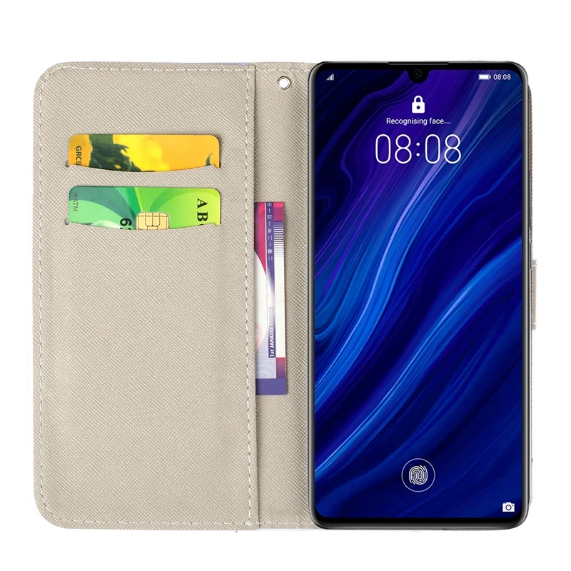 Флип-чехол для Etui Hawei P30 Pro mate 20 X Lite Nova 3i 4 Y5 Y6 Y9 7A флип-кожаный бумажник чехол для телефона Обложка книги Couqe