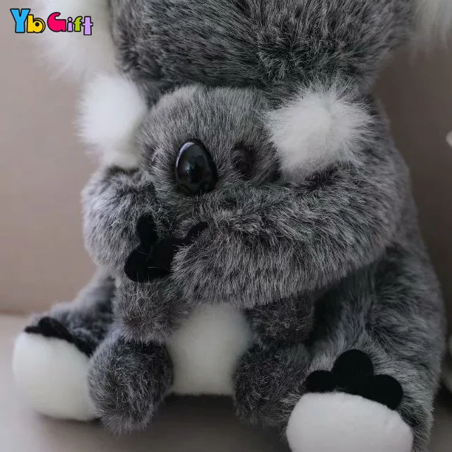 Kawaii реалистичные плюшевые игрушки Koala для детей австралийская кукла коала милые