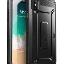 For iPhone X XS Case SUPCASE UB Pro Series Full-Body Rugged Holster Clip Case with Built-in Screen Protector For iphone X Xs