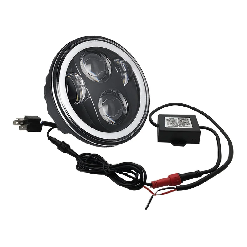 5-3/4 RGB разноцветные белые красные синие зеленые светодиодные фары Halo Angel Eye 5 75
