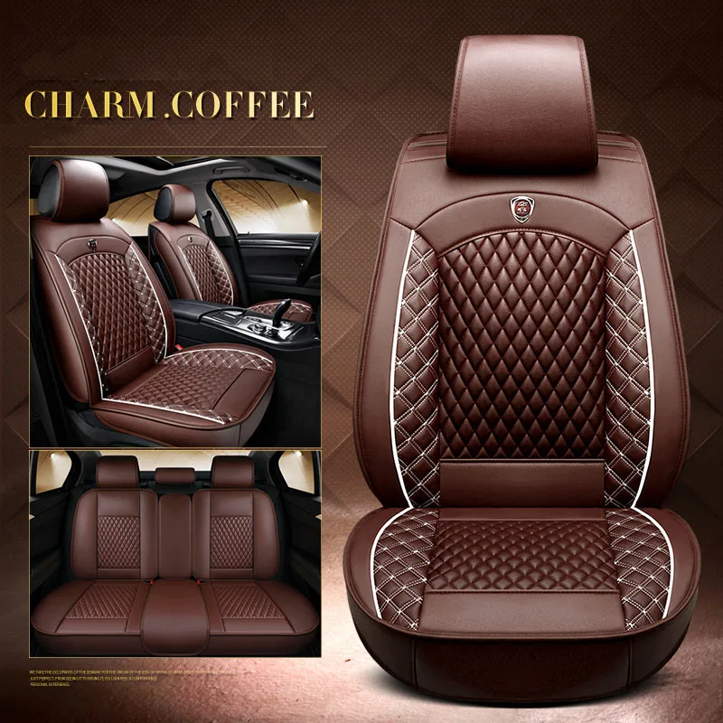 COFFEE Универсальный подходит для большинства автокресел для Volkswagen Beetle CC Eos GolfGTI ПАССАТ шаран автокресла Внимание аксессуары - Название цвета: COFFEE
