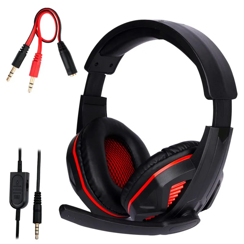 K1 игровая гарнитура для PS4 casque Проводные ПК стерео наушники с микрофоном нового