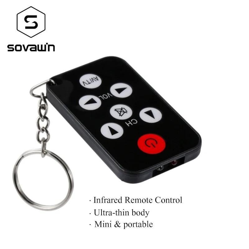 Мини брелок SOVAWIN пульт дистанционного управления для телевизора беспроводная