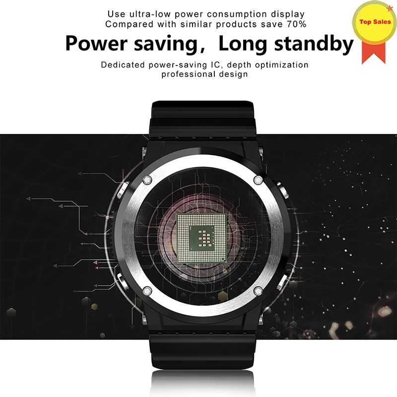 Blood Pressure Heart Rate Monitor Smart Watch Waterproof compass mountaineer Sports GPS Fitness Tracker Men Smartwatch | Электроника