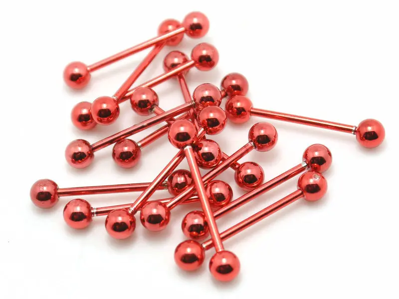 10 шт. кольцо для пирсинга с языком из нержавеющей стали | Украшения и аксессуары