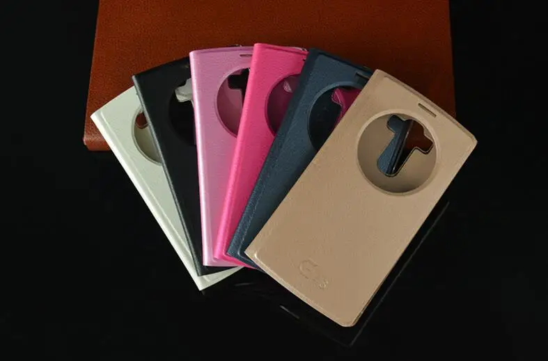Для LG G4S Smart чехол, кожаный чехол LG G4 Beat G4Beat H731 H735 H736 флип телефон сумки Smart View окна автосна ответ на вызов