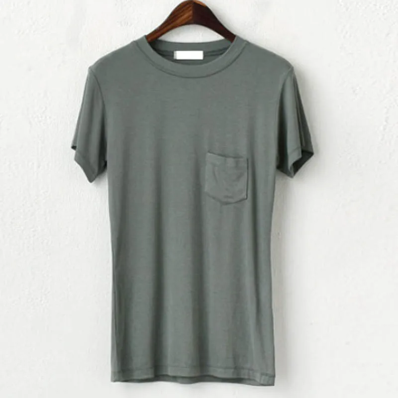 2020 New Cotton Harajuku Aesthetics Women Tshirt Sexy Short Sleeve Tops &amp Tees Fashion Casual Couple Pocket Summer T Shirt Girl | Женская