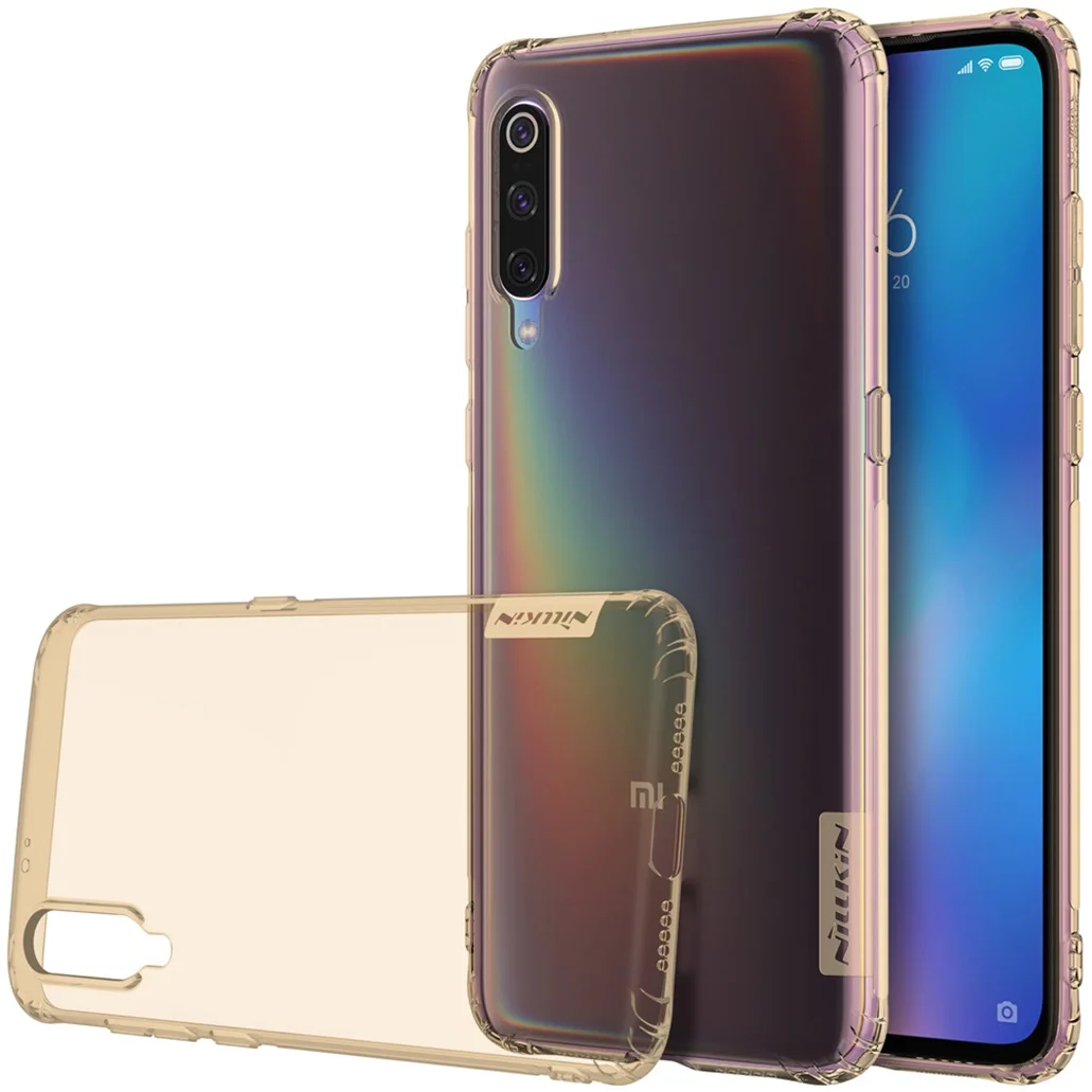 Для Xiaomi Mi 9 9 Explorer 9 SE чехол Nillkin природа прозрачный мягкий кремний ТПУ протектор задняя крышка для Xiaomi Mi 9 SE - Цвет: Brown