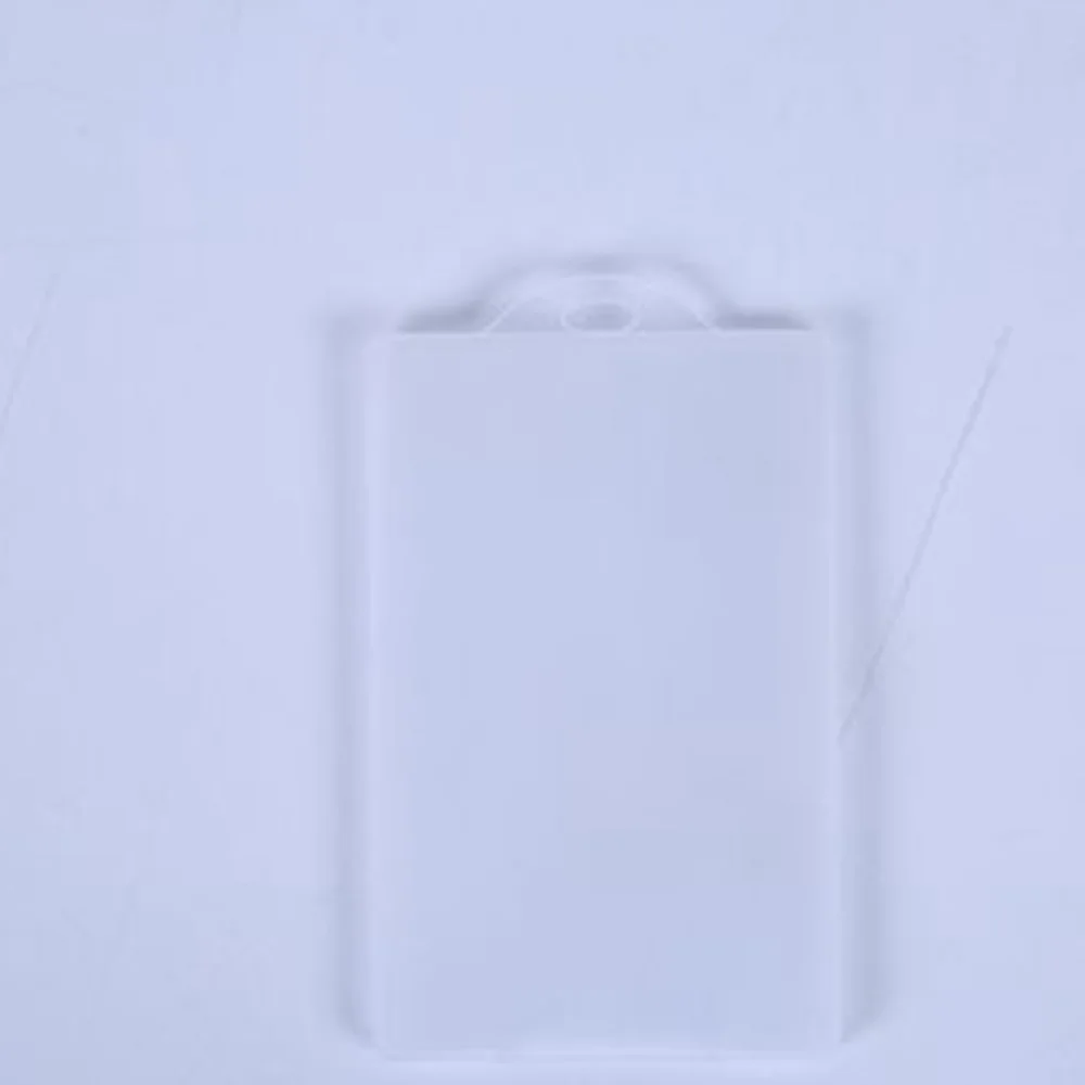 white 5 шт./компл. маленькие свежие Карамельный Цвет Жесткий прозрачный держатель для карты функция "анти-потеря" Колокольчики ключница IC идентификатор автобуса карточек Защитная крышка - Цвет: white