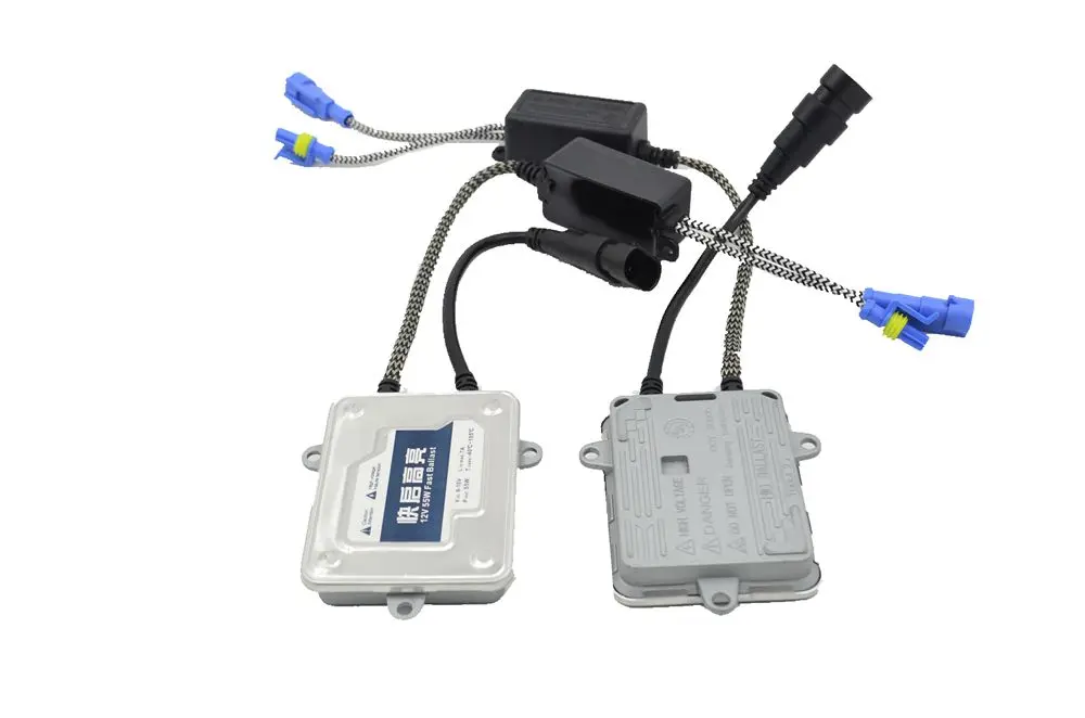 2 шт. 55 Вт AC hid ксеноновый балласт hid переделочный комплект ксеноновых фар балласт xenon лампы белого цвета 6000 k Автомобильная фара лампы h1 h7 h8