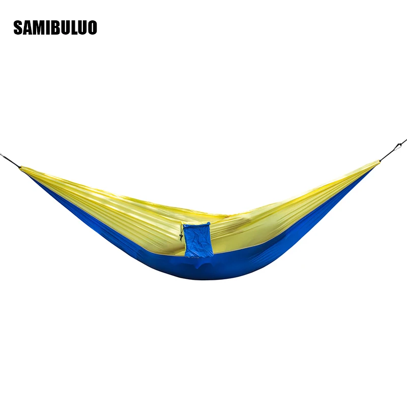 Двойной человек портативный Кемпинг гамак выживания сад качели Охота подвесное