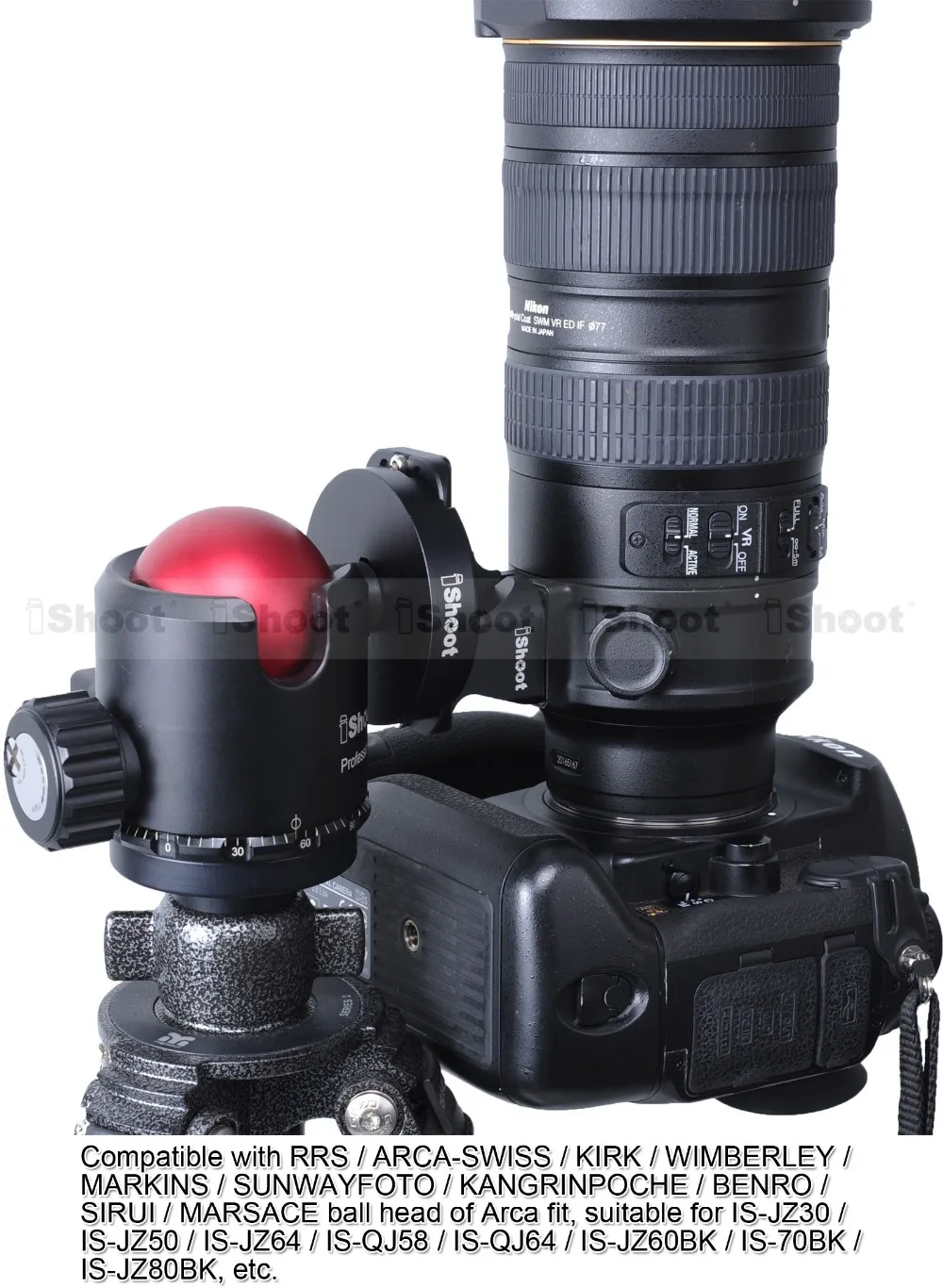 Ошейник для объектива iShoot ножной штатив кольцевая подставка основание Nikon AF S Nikkor