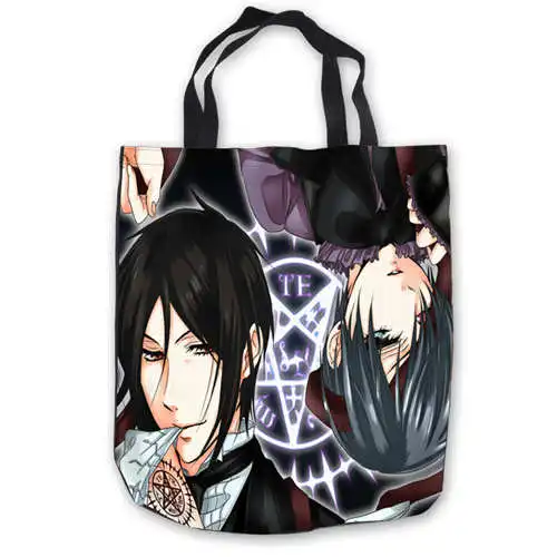 Custom Canvas Kuroshitsuji_The_Black_Butler (1) ручные сумки тоут хозяйственная сумка повседневные