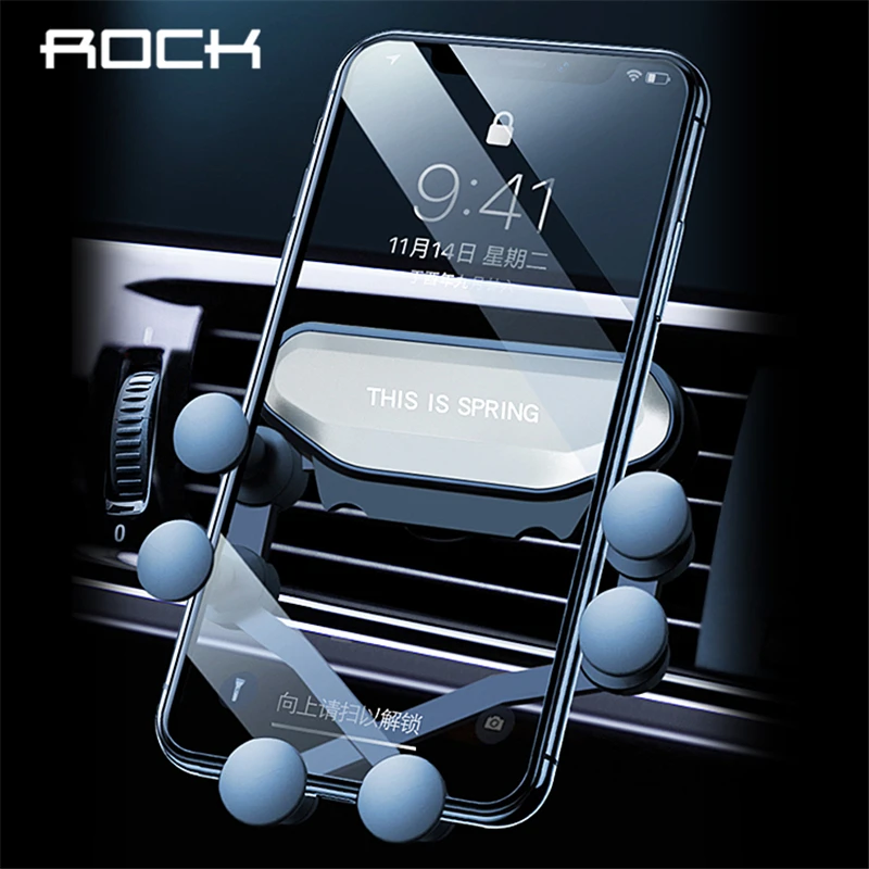 ROCK Update Gravity Автомобильный держатель для iPhone samsung huawei Telefon Soporte Movil Suporte Celular Телефон