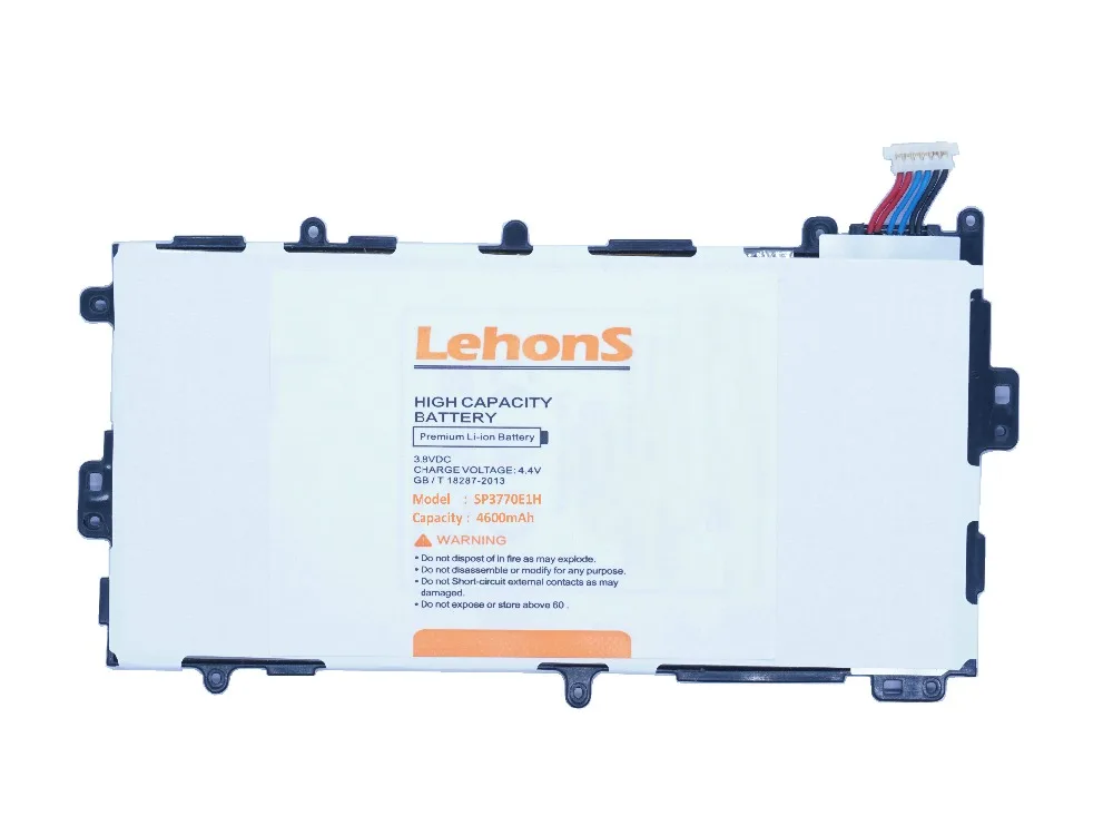 LehonS 1x Новый аккумулятор для планшета 4600 мАч Samsung Galaxy Note 8 0 3G Φ N5100 N5120 SP3770E1H Tab