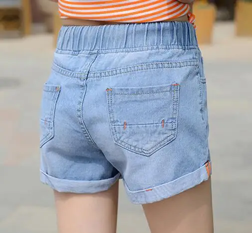 Женские летние свободные трусики с дырками эластичная талия широкие штаны|pants with