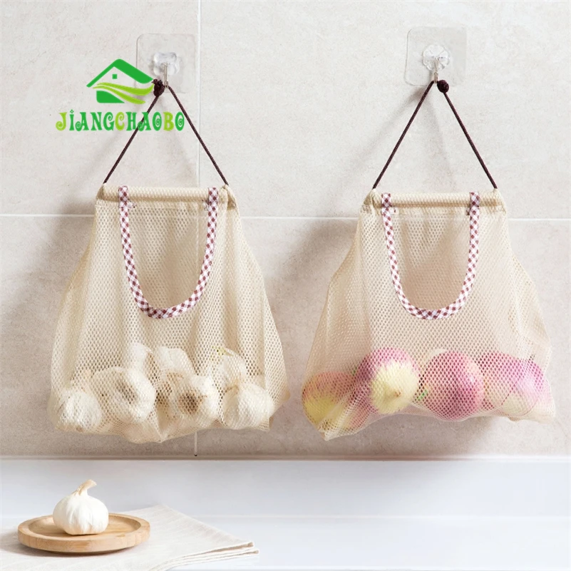 JiangChaoBo подвесные кухонные мусорные мешки для хранения картофеля, отделочные пластиковые пакеты, хозяйственные сумки, сумка-мешок