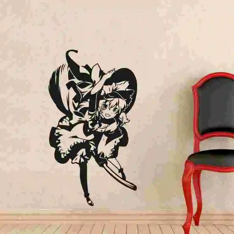 Настенная виниловая наклейка Touhou Project на стену декоративное украшение для дома