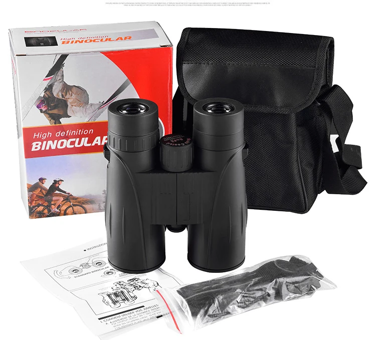 AX1-8X42 Binocular Telescope Large View Waterproof Center Focus BAK4 Prism for Hunting | Инструменты