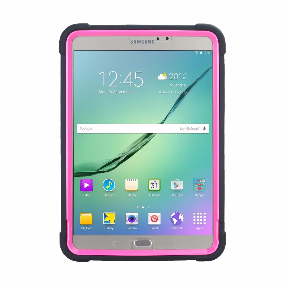 Новый чехол для Samsung Galaxy Tab S2 8 0 T715 Гибридный Прочный пластик + силиконовый