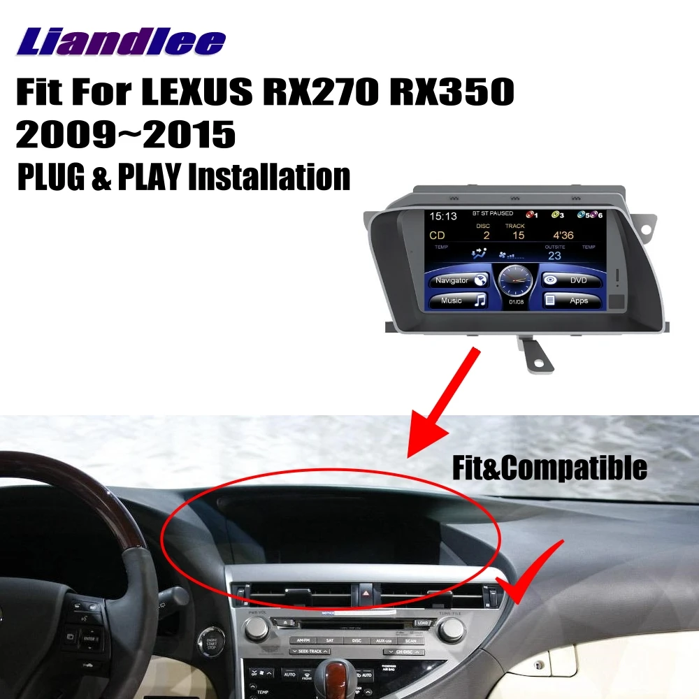 Для LEXUS RX270 RX350 2009~ 2012 2013 Wince Автомобиль Радио Аудио Видео gps навигации Системы HD Экран Дисплей ТВ