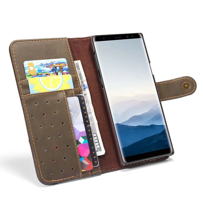 Чехол-Кошелек на ремешке для samsung Galaxy Note 8, 9, 10 Pro, S7 Edge, S8, S9, S10 Plus, S10e, откидная крышка из искусственной кожи, чехол для телефона