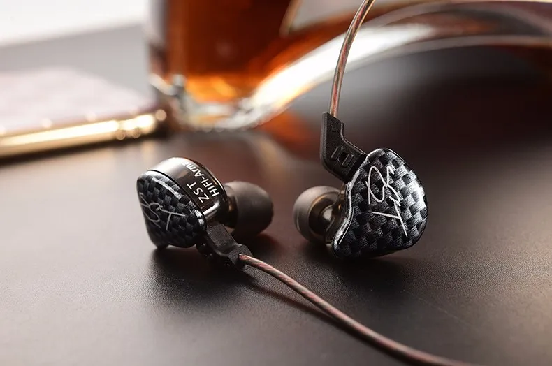 Оригинальные KZ ZST 1DD+ 1BA гибридные наушники-вкладыши HIFI DJ Monito спортивные наушники для бега наушники-вкладыши два цвета