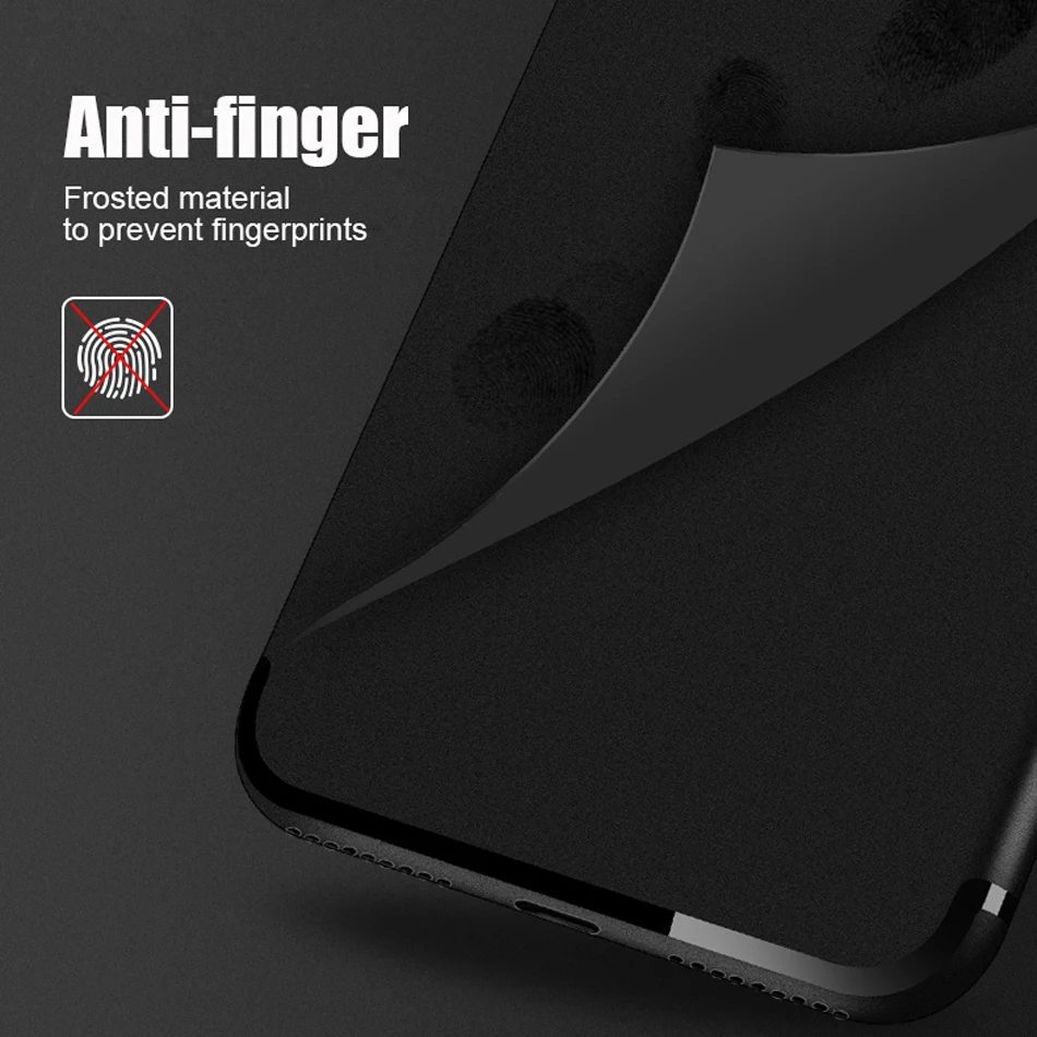 Мягкий тонкий чехол KOLPLER для iphone 7 мягкий матовый из ТПУ ударопрочный чехол-бампер