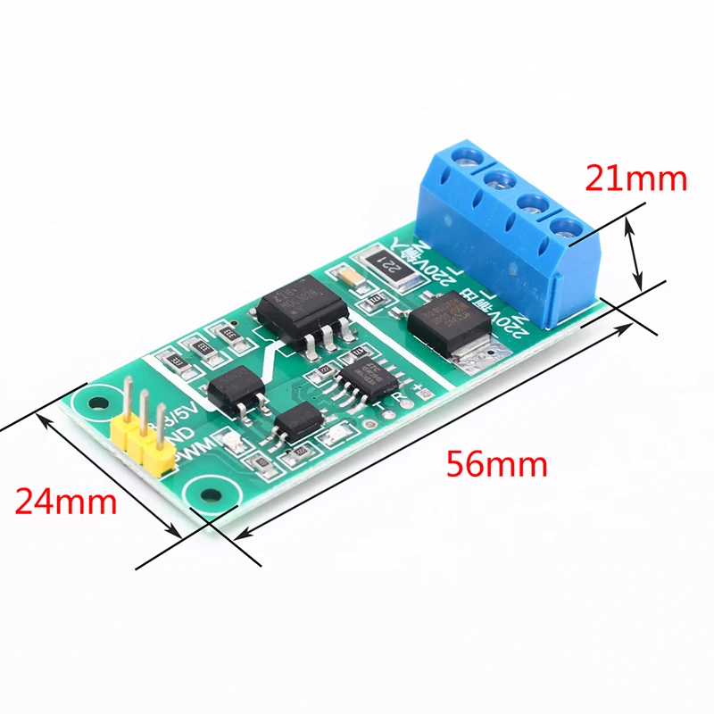 AC 220V PWM Контроллер регулятор оборотов тиристорный изолирующий модуль затемняющий напряжения 1Hz~ 500Hz регулятор двигателя Модуль регулирования скорости