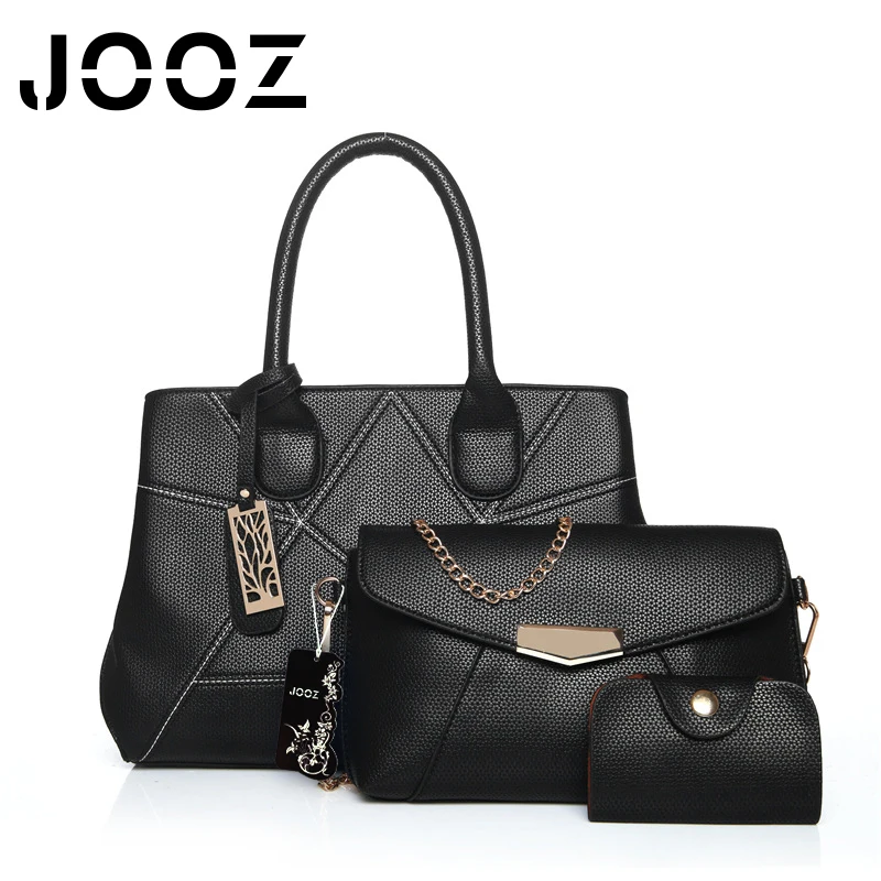 Jooz Роскошная брендовая Лоскутная PU кожаные женские сумки 3 шт. композитный