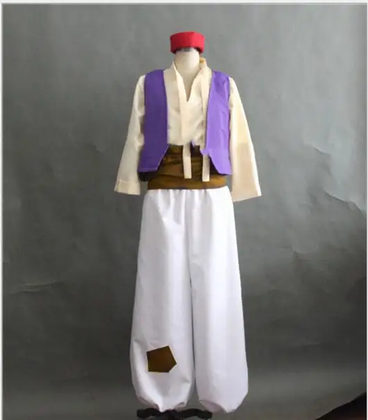 Custom Made Aladdin Lamp Prince Aladdin Costume For Adult Man Dance Party Movie Cosplay Costume