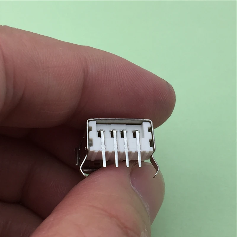 10 шт./лот USB 3. 0 4 контактный гнездовой разъем типа A G52 2 фута 90 градусов для передачи