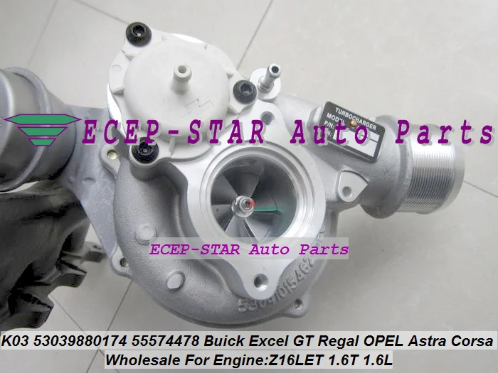 Турбо K03 53039880110 53039700110 5860016 для Opel Astra H J Corsa модели Insignia Meriva Z16LET Z16LER 1.6L 132KW 07
