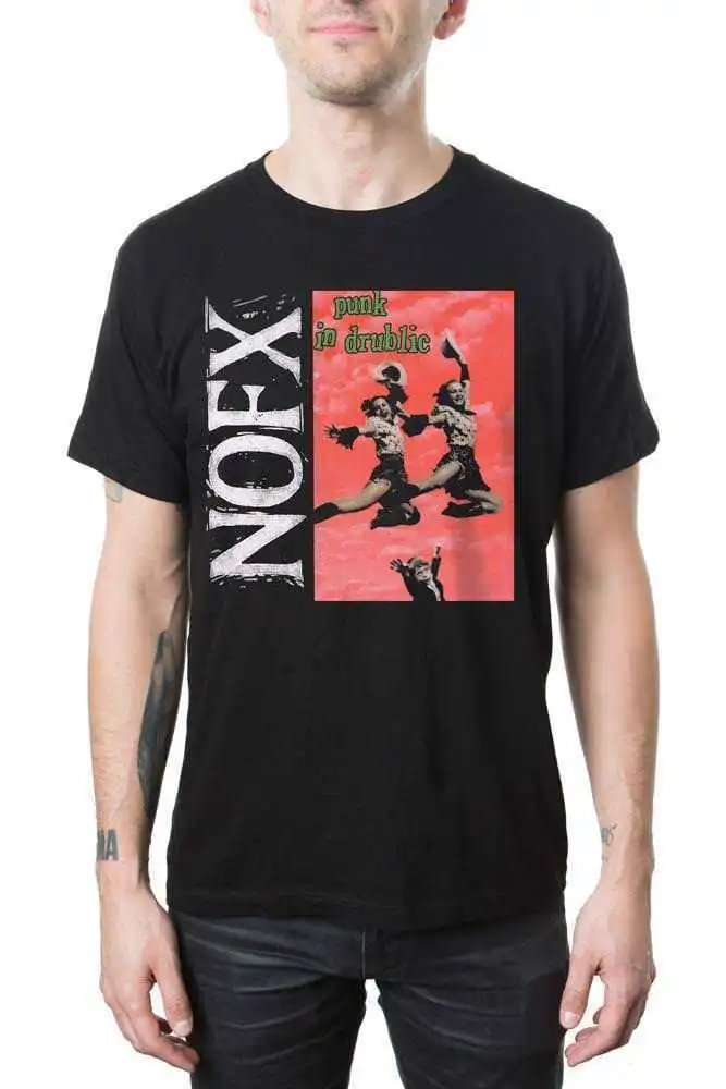 Футболка Nofx Punk in Drublic Album Cover New Aiuthentic s m l xl|Мужские футболки| |